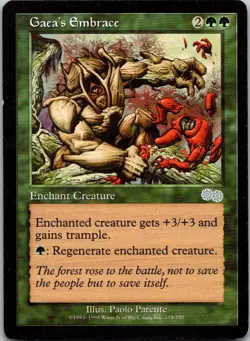 Magic the Gathering Gaea's Embrace Urza's Saga MTG Free Shipping! - Image 1