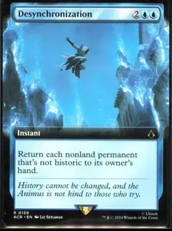 Desynchronization (Extended Art) R 0159 Regular Assassin's Creed MTG - Image 1