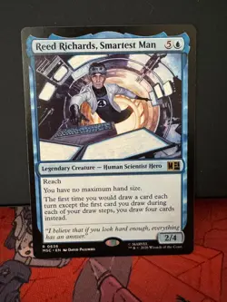 Reed Richards, Smartest Man 636 Commander: Marvel Super Heroes NM - Image 1