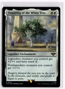Flowering of the White Tree Foil LotR 15 LP x1 MTG Magic: the Gathering - Image 1