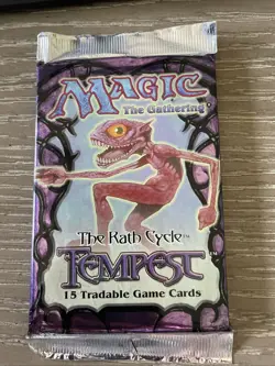 MTG Tempest Factory Sealed Booster Pack Magic The Gathering. RARE 742818065283 - Image 1