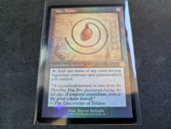 MTG Magic the Gathering FOIL Mox Amber Schematic BRR! - Image 1