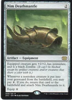 MTG: Double Masters 2022: Nim Deathmantle: Lightly Played Condition - Image 1