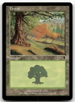 Forest (349) #349 (NM) Odyssey ODY Magic MTG - Image 1