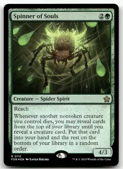 Spinner of Souls #112 (Foil) (NM) Foundations FDN Magic MTG - Image 1