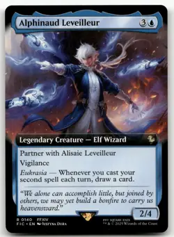 Alphinaud Leveilleur (Extended Art) #140 (NM) Final Fantasy FIC Magic MTG - Image 1