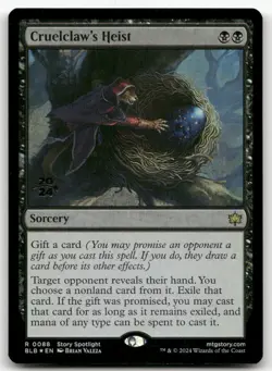 Cruelclaw's Heist #88 (Foil) (NM) Bloomburrow BLB Magic MTG - Image 1