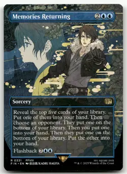 Memories Returning (Borderless) #331 (NM) Final Fantasy FIN Magic MTG - Image 1