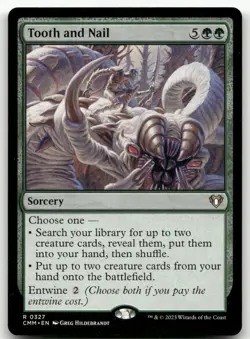 Tooth and Nail #327 (NM) Commander Masters CMM Magic MTG - Image 1