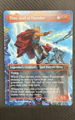Thor, God of Thunder (Borderless) (0338) Marvel Super Heroes Regular - Image 1