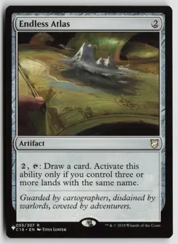 Endless Atlas Lightly Played 55 The List Reprints MTG - Image 1