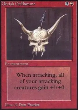 [1x] Orcish Oriflamme Near Mint, English Unlimited Edition MTG Magic - Image 1