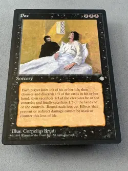Pox Ice MTG Ice Age—Never Played Near Mint—Vintage Magic the Gathering - Image 3