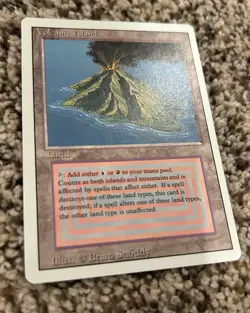 mtg Volcanic Island Revised LP-NM - Image 1