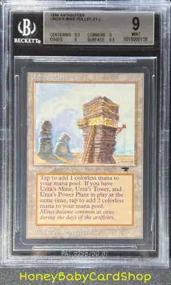 MTG Antiquities 1994 Urza's Mine (Tower) BGS 9.0Q++ (Quad++) MINT 93/94 - Image 1