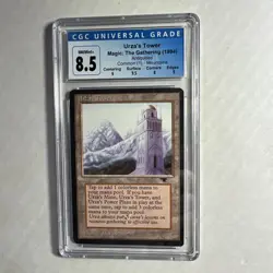 MTG Antiquities Urza's Tower Mountains CGC 8.5 NM/Mint+ (Gem surface) 1994 - Image 1