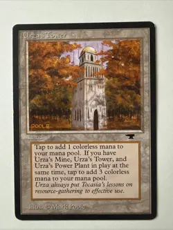 Urza's Tower (Forest) Antiquities Regular Magic The Gathering MTG - Image 1