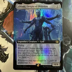 FOIL Ultima, Origin of Oblivion (Extended Art) MTG: Final Fantasy 0421 R NM - Image 1