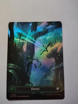 Forest (0266) (Borderless) 266 Edge of Eternities Magic: The Gathering Foil NM/M - Image 1
