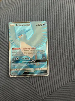 Pokemon TCG Articuno GX Full Art Holo Card Celestial Storm 154/168 - Image 1