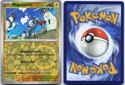 MAGNEMITE 063/198 COMMON SCARLET & VIOLET POKEMON REVERSE HOLO NM - Image 3