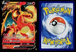 CHARIZARD V 017/172 HOLO V RARE BRILLIANT STARS POKEMON NM - Image 3