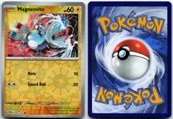 MAGNEMITE 063/197 COMMON OBSIDIAN FLAMES POKEMON REVERSE HOLO NM - Image 3