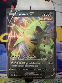 Tyranitar V SWSH109 Holo Promo Sword & Shield Promo Pokemon Near Mint - Image 1