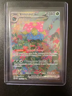 Venusaur ex 198/165 Special Illustration Rare 151 Pokemon - Image 1