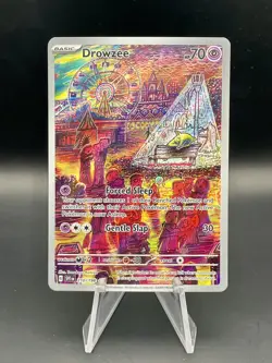 Pokemon Drowzee 210/198 SV01 Scarlet & Violet Illustration Rare Holo EN 2023 - Image 1