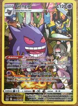 GENGAR TG06/TG30 HOLO LOST ORIGIN TRAINER GALLERY POKEMON HOLO NM - Image 1