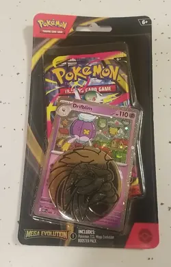 Mega Evolution Check Lane Blister Drifblim Promo #6 Pokemon Sealed - Image 1