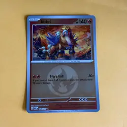 Pokemon Entei (25/217) Ascended Heroes NM REVERSE HOLO- Energy Symbol Patter - Image 1