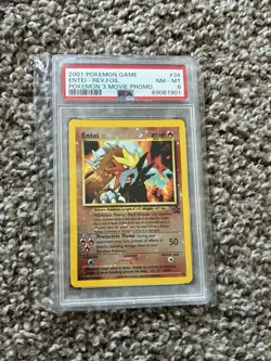 2001 POKEMON GAME ENTEI - REV.FOIL POKEMON 3 MOVIE PROMO PS #34 NM - MT 8 - Image 1