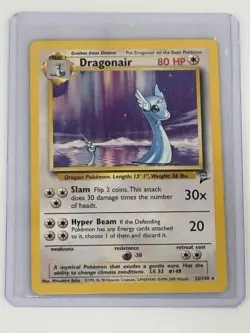 Pokemon TCG Dragonair 22/130 Base Set 2, Good Condition, Rare - Image 2