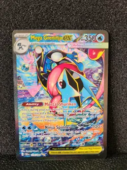 Mega Greninja ex SIR 116/086 English Pokemon TCG Chaos Rising - Image 1