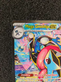 Mega Greninja ex SIR 116/086 English Pokemon TCG Chaos Rising - Image 2