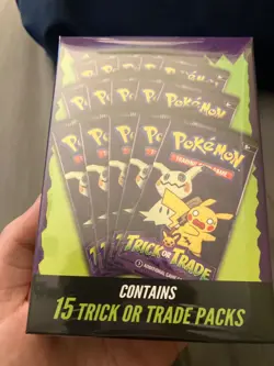 15 trick or trade Pokemon packs from 2024 - Image 1