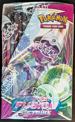 Pokemon Sword & Shield: Fusion Strike Booster Box - Factory-Sealed Booster Box - Image 4