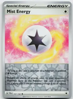 Mist Energy 161/162 Uncommon Temporal Forces Pokemon Reverse Holo Near Mint - Image 1