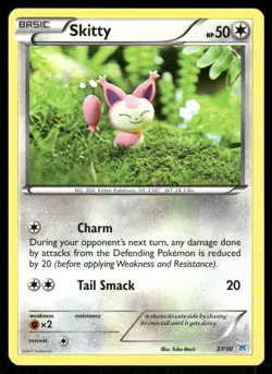 Pokemon Skitty XY Trainer Kit Latias Latios 27/30 NM/M - Image 1