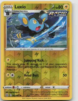 Pokemon Luxio 047/163 UC Battle Styles Reverse Holo NM - Image 1