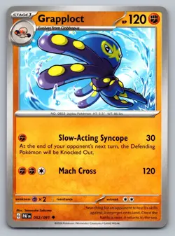 Pokemon TCG SV: Paldean Fates Grapploct 052/091 - Image 1