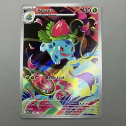 Pokemon Ivysaur 134/132 Me01: Mega Evolution Holo Illustration Rare Full Art - Image 3