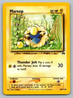 Pokemon TCG Neo Discovery Mareep #58 - Image 1