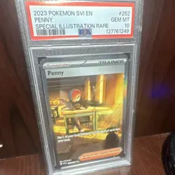 Pokemon Penny SIR Holo SV01 Scarlet & Violet Base Set PSA 10 2023 EN 252/198 - Image 1