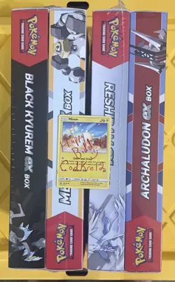 Sealed Pokemon Melmetal/Black Kyurem and Archaludon/Reshiram EX Bundles 16 Packs - Image 1
