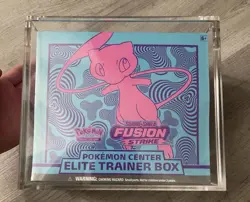 Fusion Strike Pokemon Center ETB With Magnetic Acrylic ( No Tears ) - Image 1
