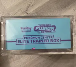 Fusion Strike Pokemon Center ETB With Magnetic Acrylic ( No Tears ) - Image 2