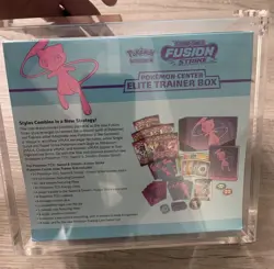 Fusion Strike Pokemon Center ETB With Magnetic Acrylic ( No Tears ) - Image 3